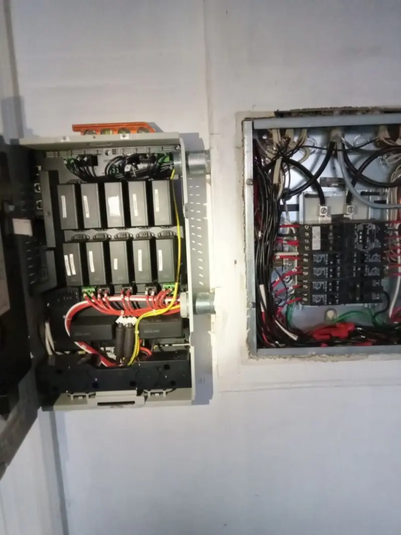 Electrical panel upgrade completed for Security Camera Wiring in West DeLand